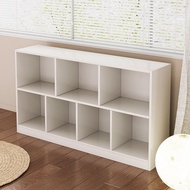 Bookcase Home Bookshelf and Storage Shelf Kindergarten Bag Cabinet Living Room Grid Cabinet Storage 