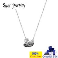 77 Swarovski ICONIC Swarovski SWAN Jewelry Crystal Necklace Jewelry Silver Necklace Pearl Jewelry Si