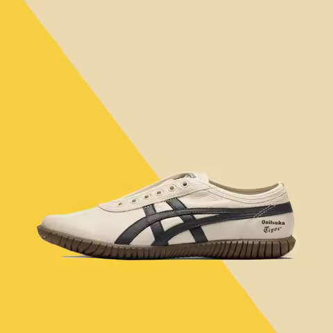 Onitsuka Tiger Tsunahiki Slip-on: Retro, Stylish, and Comfortable Low-Top Casual Sneakers—Unisex, Be