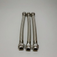 Flexible hose, flexible metal hose, stainless steel hose, 1/ 2" x 100 cm