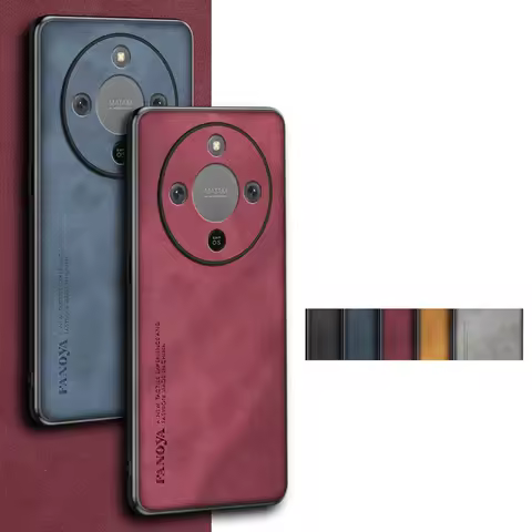 For Honor X9d 5G Skin Feel Shockproof Matte Leather Case Soft Back Cover Funda For Honor X9d Protect