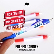 Rectangular Plastic Pens, 50 Pcs Promotional Souvenir Pens