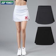 YONEX Tennis Skirt 2024 New Sports Short Skirt Quick Dry Fake Two Anti Shining Tennis Skirts Outdoor Fitness Running Skirt Mesh Fast Dry Table Tennis Skirts Tennis Skirt