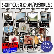 Spotify Keychain Gift with Photo, Back to Back, 1.625in. x 2.125.in