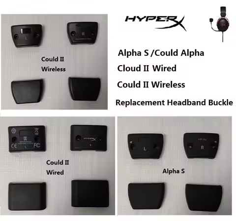 Replacement Headband Plastic Hinge Buckle For Kingstone HyperX Could Alpha/Alpha S/Cloud II Gaming H
