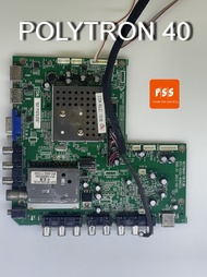 เมนบอร์ด ทีวี Polytron รุ่น  PLD 40D700  PLD40D700 พาร์ท MST6M48-T8