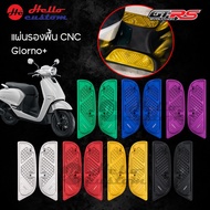 V2 Aluminum Foot Plate (Bold) CNC GTRS GIORNO+ Driver Footrest Giorno125