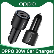 Original OPPO 80W SUPERVOOC Car Charger USB-A 80W Max USB-C