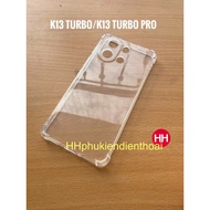 Oppo K13 Turbo, K13 Turbo Pro 5G transparent flexible case, 4-corner shockproof