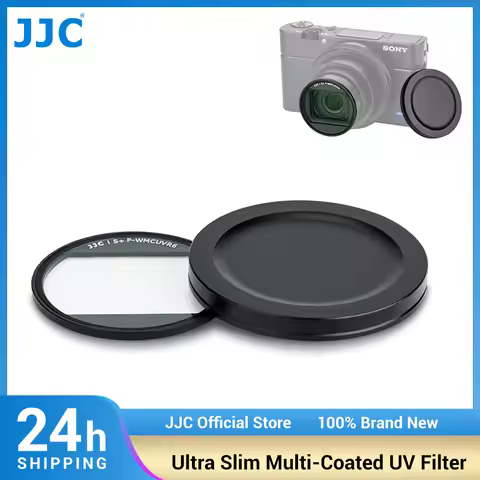JJC L39 Ultra Slim Multi-Coated UV Filter For Sony ZV-1II RX100V RX100VI RX100VII ZV-1 Canon G5X Mar
