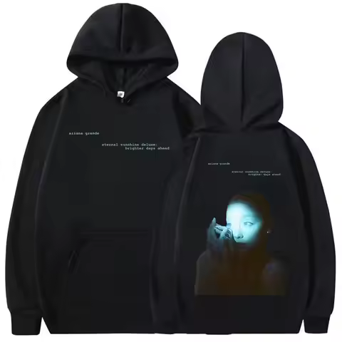 Ariana Grande Brighter Days Tour 2025 Hoodie Men Women Fleece Fashion Pullover Sweatshirt Retro Aest