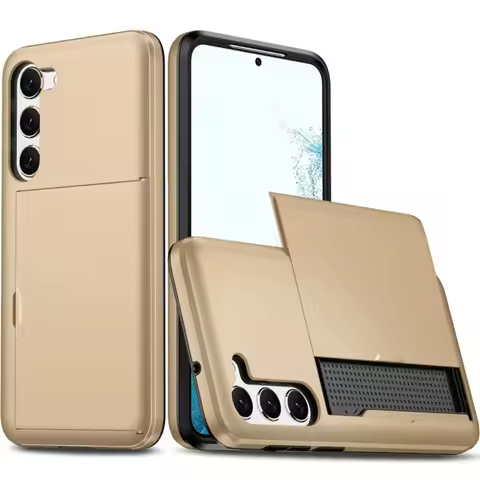 For Samsung Galaxy S24 Ultra S25 S22 Plus S23 S21 S20 FE A55 5G Wallet Cover Card Holder Slot Protec