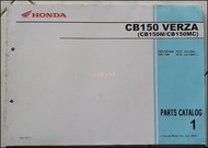 PARTS CATALOG 1 SEPEDA MOTOR HONDA CB150 VERZA CB150M CB150MC 2018