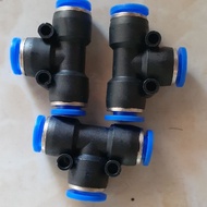 Dividing T-shaped water lines in 8mm non-pipe lines