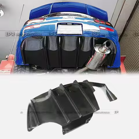 For RX7 FD3S Feed Rear Diffuser Sporty Exterior Performance Rear Bumper Trim Upgrade Part