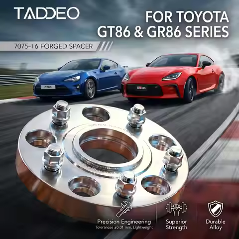 TADDEO Forged 7075-T6 Wheel Spacers 5x100 CB 56.1 M12*1.25 for Toyota GT86/GR86 Adapters Widening Ve