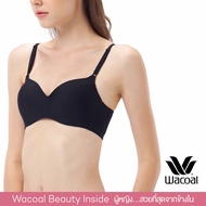Wacoal Best Seller Surprise Wireless bra เสื้อในวาโก้ไร้โครง3/4 Cup - WB3X96