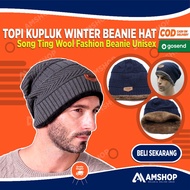 Song Ting Wool Beanie Hat OMHAU8BL