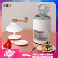 [Ready stock]  Kitchen Countertop Ice Machine Ice Cream Maker Portable Ice Crusher for Shaved Ice Compact Size Sharp Blade No Battery Ideal for Snow Cones and Refreshing Treats