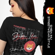 Crypto T-shirt "Shib Inu Streetwear" - Crypto/ T-shirt Shiba Inu/ T-shirt Crypto Shiba Inu T-shirt/ 