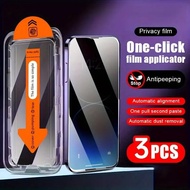 3pcs Automatic Alignment Auto-Dust Kit Full Cover Tempered Glass for Xiaomi Redmi Note 14C 14S A5 A3