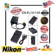 EN-EL14 ENEL14A  USB Battery Charger for Nikon D5600 D5500 D5300 D5200 D5100 D3500 D3400 D3300 D3200