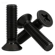 Iron Black Phillips Countersunk Head Screw Flat Head Electronic Hardened Laptop Small Screw M1.0/M1.