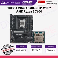 [ Dynacore Bundle ] ASUS TUF GAMING X870E-PLUS WIFI7 Motherboard & AMD Ryzen 5 7600 Processor