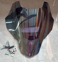 ชิวหน้า HONDA CB150R (ไฟตากลม)สีเคฟล่าเลเซอร์เนียนลับขอบคมทุกชิ้นงาน แข็งแรงทนทาน