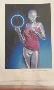 空山基 / 限量25 sexy robot 親筆簽名 art print 版畫