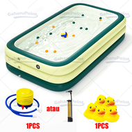 (free pompa set) COD Murah Inflatable Swimming Pool For Kids / Kolam Renang 1.2/1.5 Meter Kolam Tiup