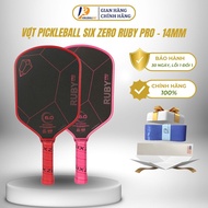 Genuine Six Zero Ruby Pro 14mm Pickleball Racket