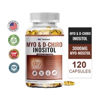 Wellness Myo-Inositol & D-Chiro Inositol 3000mg Supplement For Women 120pcs