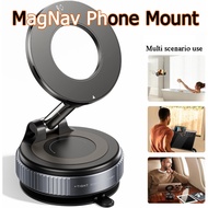 2026 Upgraded 96LBS Magnetic Car Phone Holder - 360° Rotation for MagSafe Phones, Ultra Strong Sucti