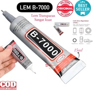 ( BISA COD ) PROMO LEM B-7000 / Lem Perekat kuat Serbaguna 15ml /  Cairan Super Perekat Kuat Lem / Lem Kayu Plastik Besi Kaca / Lem Lcd dan Backdoor HP warna Bening Transparant / Lem LCD Touchcreen Power Glue Strong Adhesive