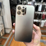 Ốp lưng iPhone 11/ 12/ 13/ 14/ 15 Plus/ 16 Pro Max Kính nhám titan cao cấp