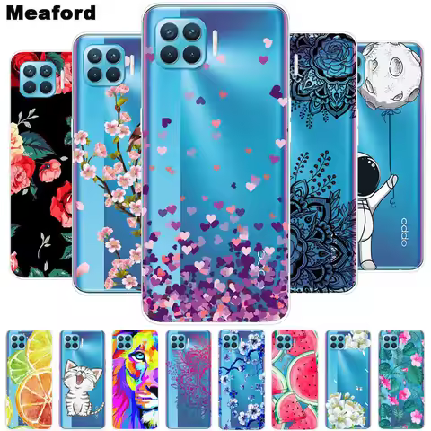 For OPPO Reno 4 Lite Case Transparent Soft TPU silicon Phone Cover For OPPO Reno 4Z 5G Case Reno4 Li