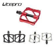 Litepro Folding Bicycle 3 Sealed Bearing Pedals Non-slip Carbon Fiber Pedal