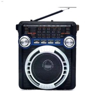 ❀✢KUKU AM-068BT Rechargeable Bluetooth AM/FM Radio with USB/SD/TF MP3 Player