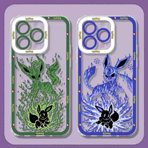 HOT P-Pokemon Cute Eevee Family Phone Case For Xiaomi Redmi Note A7 15 15C 14 13 12 12S 12C 11 10 13