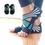 Half Toe Five-Toe Grip Non-Slip Soft Soles Professional Ballet Yoga Socks Pilates Shoes for Women Pink and Green Colors