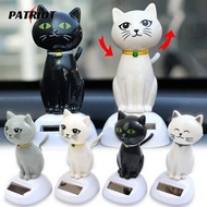 Car Solar Energy Swing Cat Doll - Dashboard Shaking Head Cat Toy - Cartoon, Cute, Funny, Creative - 