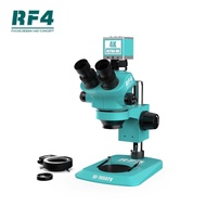 RF4 7-50X High Quality 4K HDMI USB  Camera Mobile Phone Repair Trinocular Synchronous Continuous Zoo