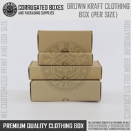 Starbox Premium Clothing Box ( Corrugated / Mailer / Brown Kraft / Gift Box / Shipping Box-Per Piece