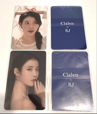 李知恩 IU UAENA 必收藏  IU x Clalen 2.0 特典卡一套兩張 (只有一套)