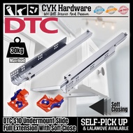 DTC Undermount Soft Close Full Extension Drawer Runner 12" - 24"