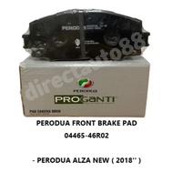 04465-46R02 Perodua Front Brake Pad Perodua Alza New 2018''