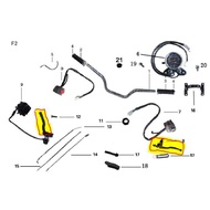 KTNS GP125 GP250 CASIS PART - LEVER HANDLE   (28-09-24)