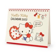 (會員專享清貨優惠價+免運費) Japan Sanrio - Hello Kitty 日版 2022 桌上 座檯 年曆 行事曆 計劃表 月曆 日曆 工作表 桌曆 kitty 凱蒂貓 KT 吉蒂貓 (日本假期)