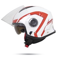 MŨ BẢO HIỂM EGO E41 - Màu Trắng - đỏ